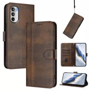 Pouzdro Motorola Moto G52 / G82 5G – hnědé, knížka