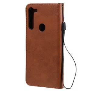 Pouzdro Motorola Moto G8 Power hnědé | Knížkové pouzdro ze syntetické kůže se stojánkem a sloty na karty TT-TopTechnology
