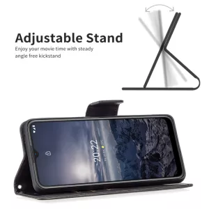 Pouzdro Nokia G11 / Nokia G21 černé – knížkové pouzdro z umělé kůže s kapsami na karty a stojánkem TT-TopTechnology