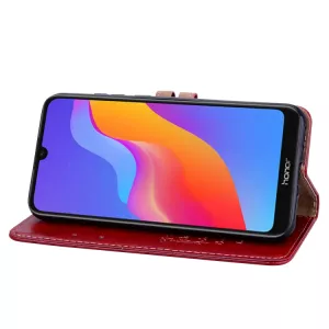 Červené knížkové pouzdro pro Huawei Y6 2019 – elegantní ochranný obal z PU kůže S-T-A-R Červené knížkové pouzdro pro Huawei Y6 2019 – elegantní ochranný obal z PU kůže S-T-A-R