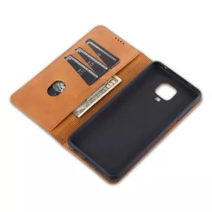 Kožené pouzdro Xiaomi Redmi Note 9 Pro green, zelené, model knížka, řada AZNS TopTechnology