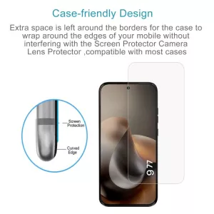 Tvrzené ochranné sklo pro Motorola Moto G77 5G. Odolnost 9H, tloušťka pouze 0,26 mm a zaoblené hrany 2.5D. Ochrana displeje před škrábanci. TT-TopTechnology