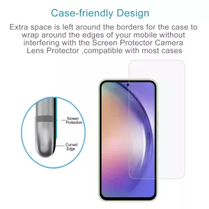 Tvrzené ochranné sklo pro Samsung Galaxy A56 5G, čiré, ultratenké 0,26 mm, tvrdost 9H, zaoblené hrany 2.5D TT-TopTechnology