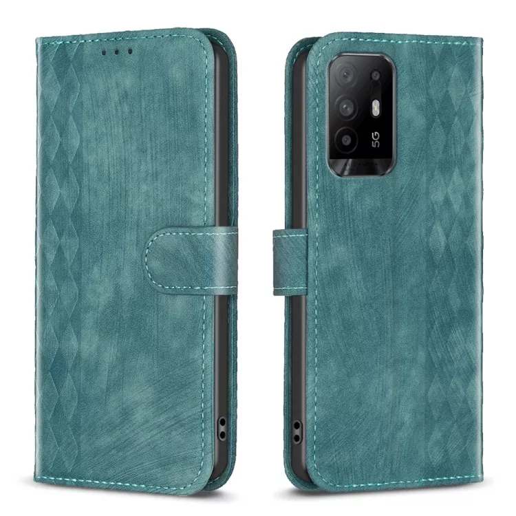 Zelené knížkové pouzdro pro OPPO Reno5 Z 5G