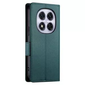 Zelené knížkové pouzdro pro Xiaomi Redmi Note 15 Pro 5G – elegantní ochranný obal z PU kůže TT-TopTechnology