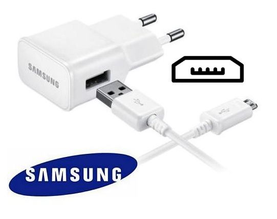 Nabíječka pro Samsung A710F Galaxy A7 2016 bílá + nabíjecí, data kabel ORIGINÁL