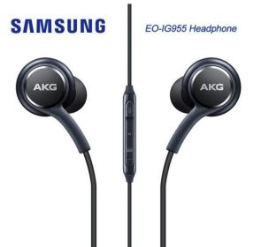 Stereo sluchátka pro Samsung Galaxy J6+ J610F BASS černá - ORIGINÁL