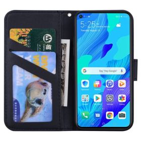 Kožené pouzdro Huawei Nova 5T černé PANDA TT-TopTechnology